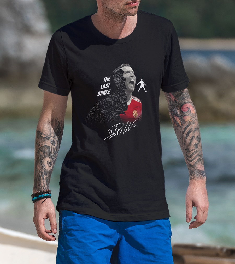 The Last Dance Cristiano Ronaldo Manchester United Polygon Signature T-Shirt