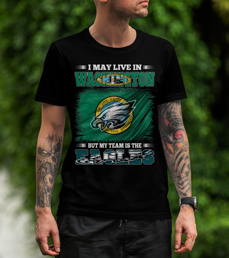 Washington State Pride With Eagles Fan Allegiance T-Shirt