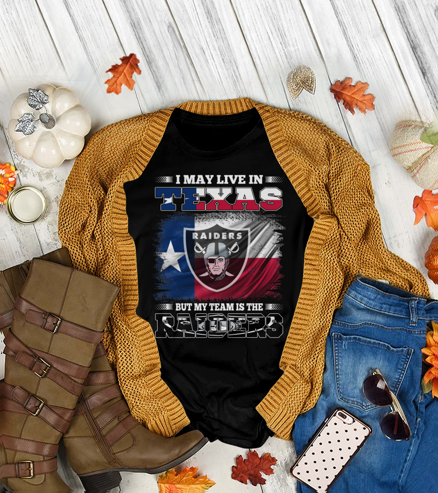 Texas Pride NFL Fans: Raiders Team Loyalty T-Shirt
