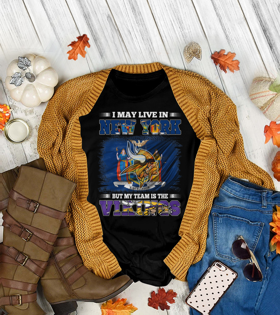 New York State Pride Minnesota Vikings Team Allegiance T-Shirt