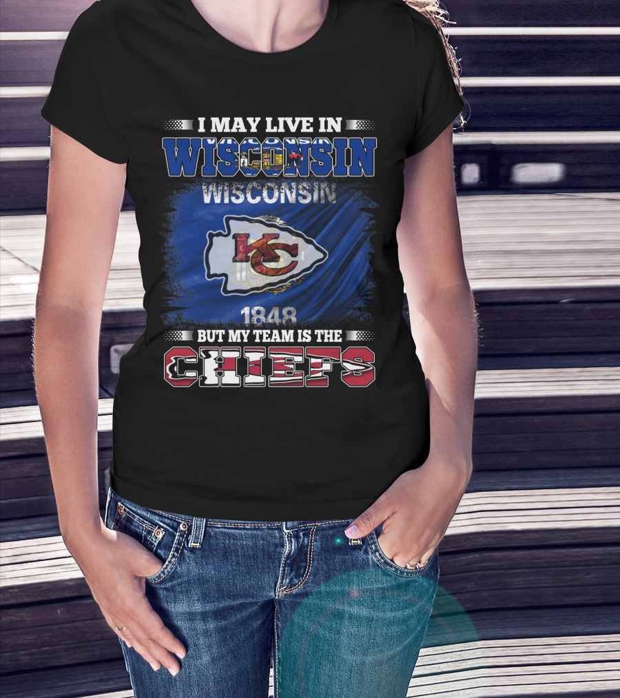 Wisconsin Resident KC Chiefs Fan 1848 T-Shirt