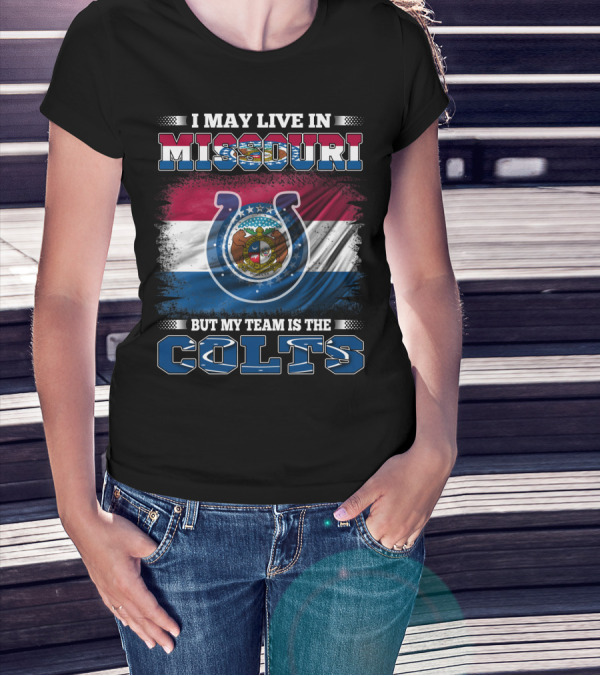 Missouri Roots Colts Loyalty Shows State Flag Pride T-Shirt