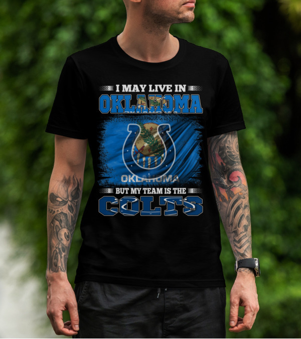 Oklahoma Loyalty Colts Fan Flag Pride T-Shirt