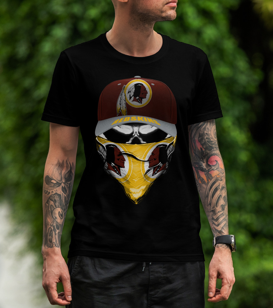 Redskins Washington Logo Feather Tribal T-Shirt