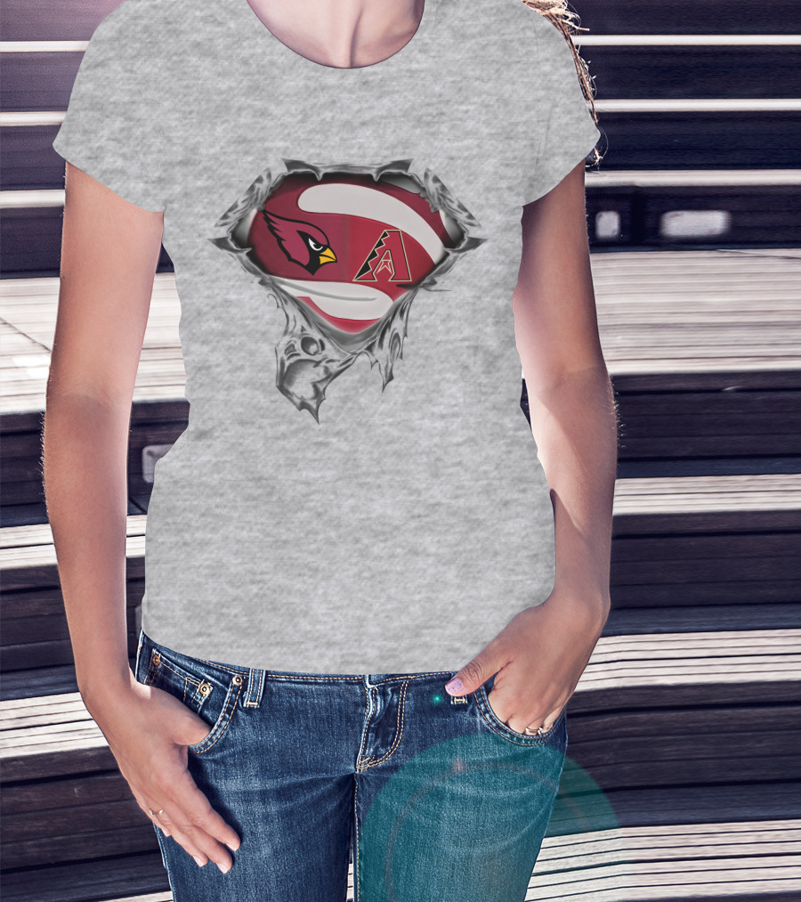 Arizona Cardinals Arizona Diamondbacks Marvel Super Heroes T-Shirt