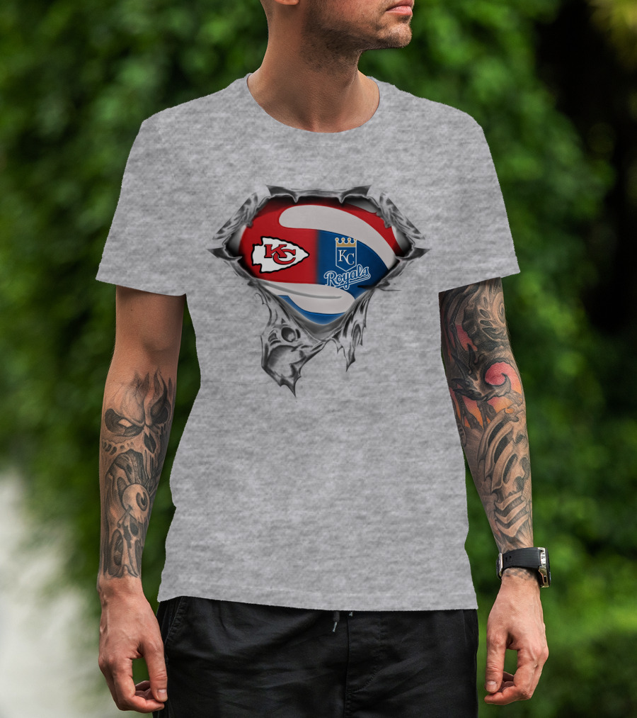 Kansas City Chiefs And Royals Super Combo 3D T-Shirt