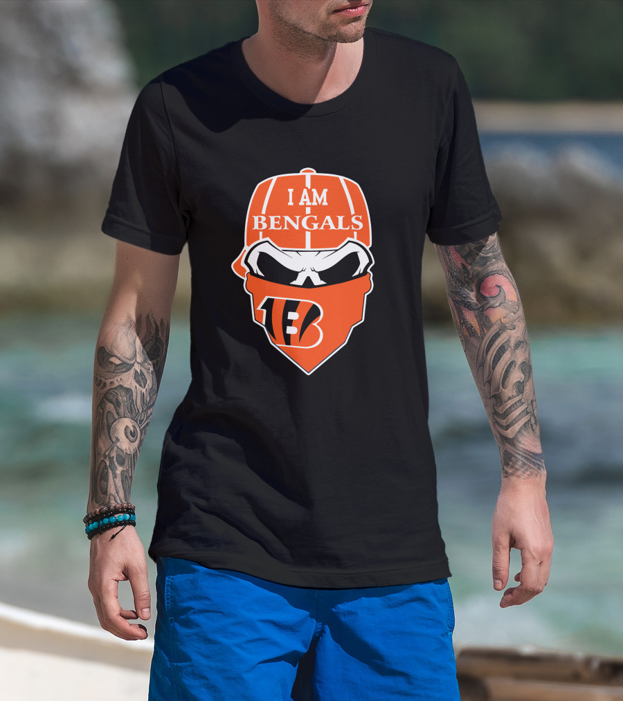 I Am Bengals Skull Cincinnati T-Shirt