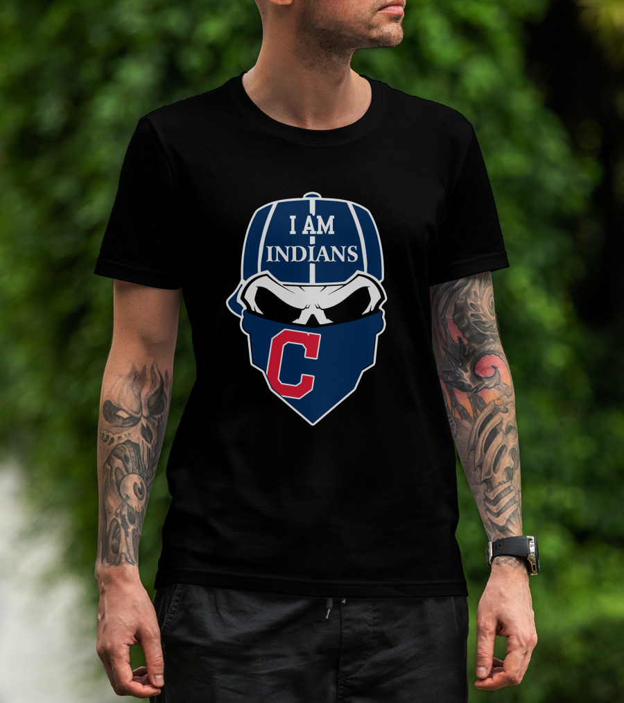 I Am Indians Skull C T-Shirt