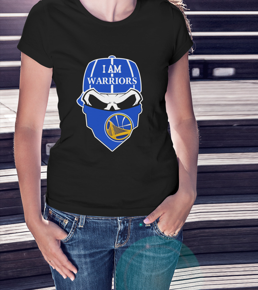 I Am Warriors Golden State Skull T-Shirt