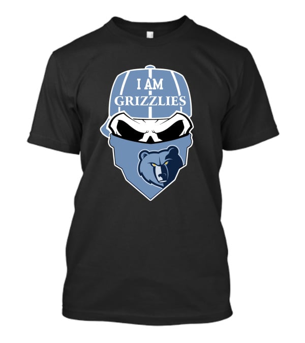 I Am Grizzlies Memphis Grizzlies Skull T-Shirt