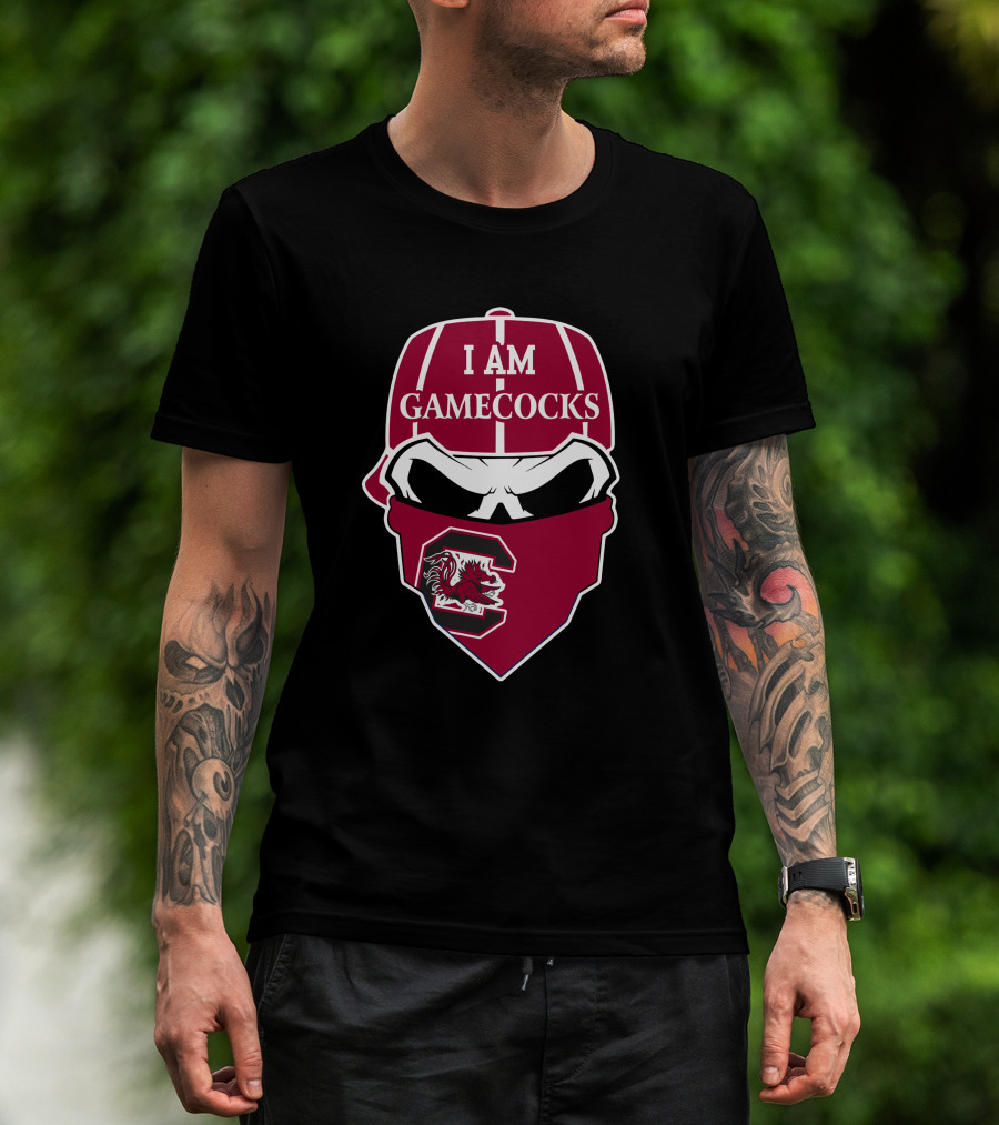 I Am Gamecocks South Carolina Gamecocks Skull T-Shirt