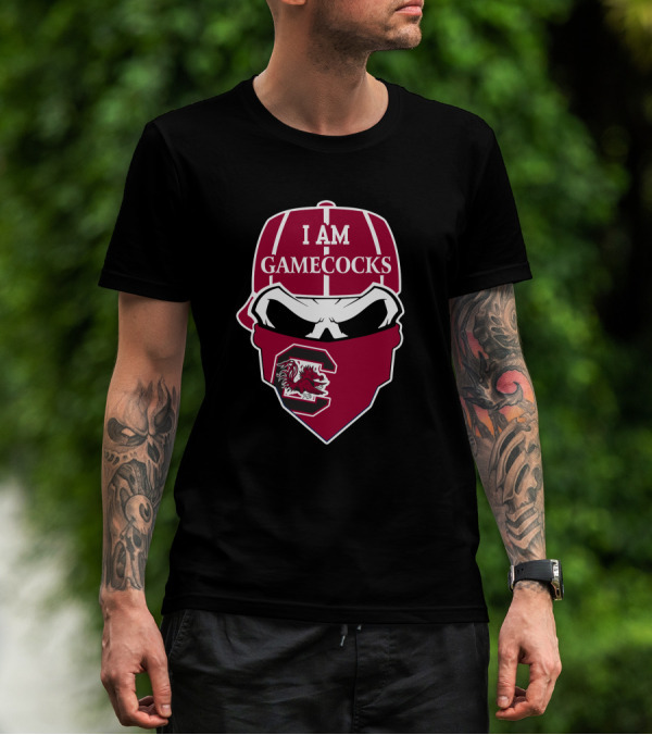 I Am Gamecocks South Carolina Gamecocks Skull T-Shirt