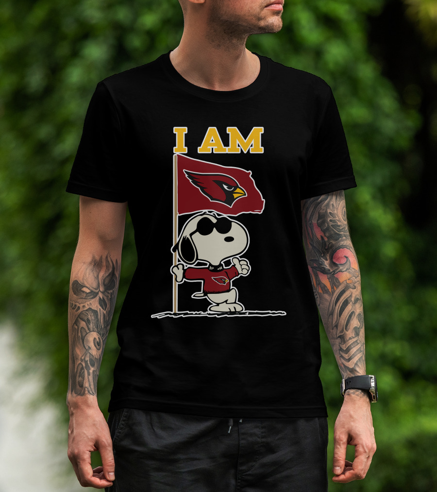 I Am Arizona Cardinals Snoopy T-Shirt