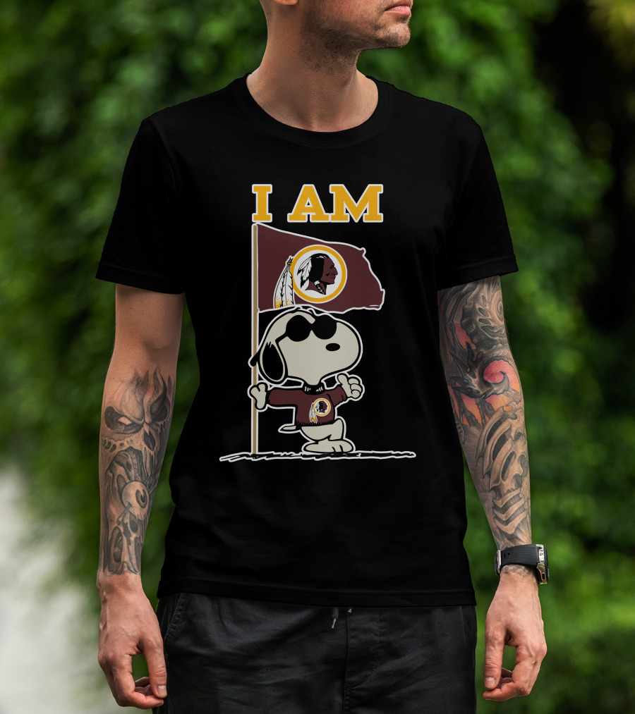 I Am Washington Redskins Snoopy T-Shirt
