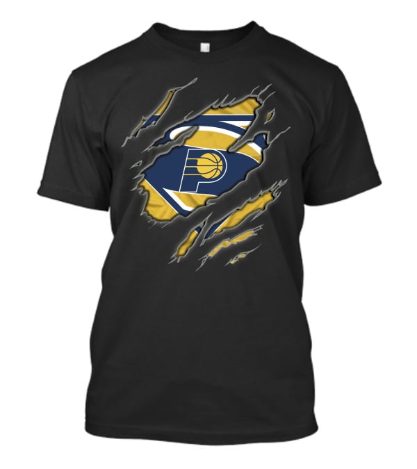 Indiana Pacers Superman P Logo Claw Marks T-Shirt