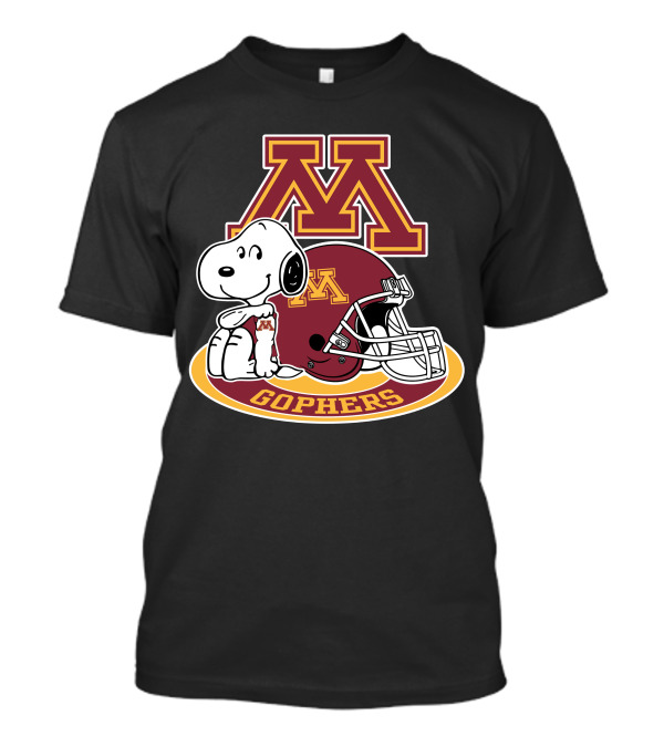 Minnesota Golden Gophers Snoopy Helmet T-Shirt
