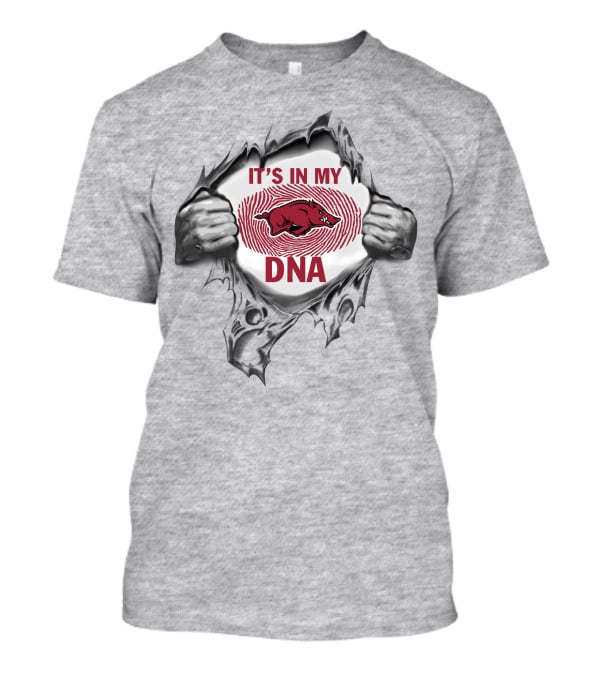It's In My Dna Arkansas Razorbacks T-Shirt