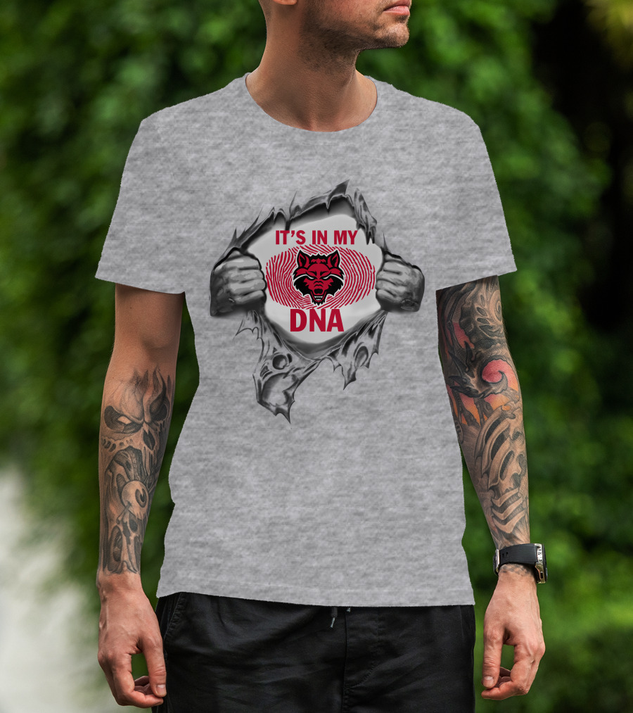 It's In My Dna Arkansas State Red Wolves T-Shirt