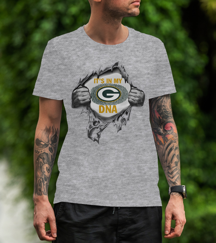 It's In My Green Bay Packers Dna T-Shirt