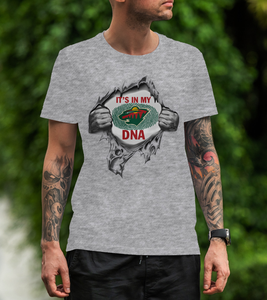 It's In My Minnesota Wild Dna T-Shirt