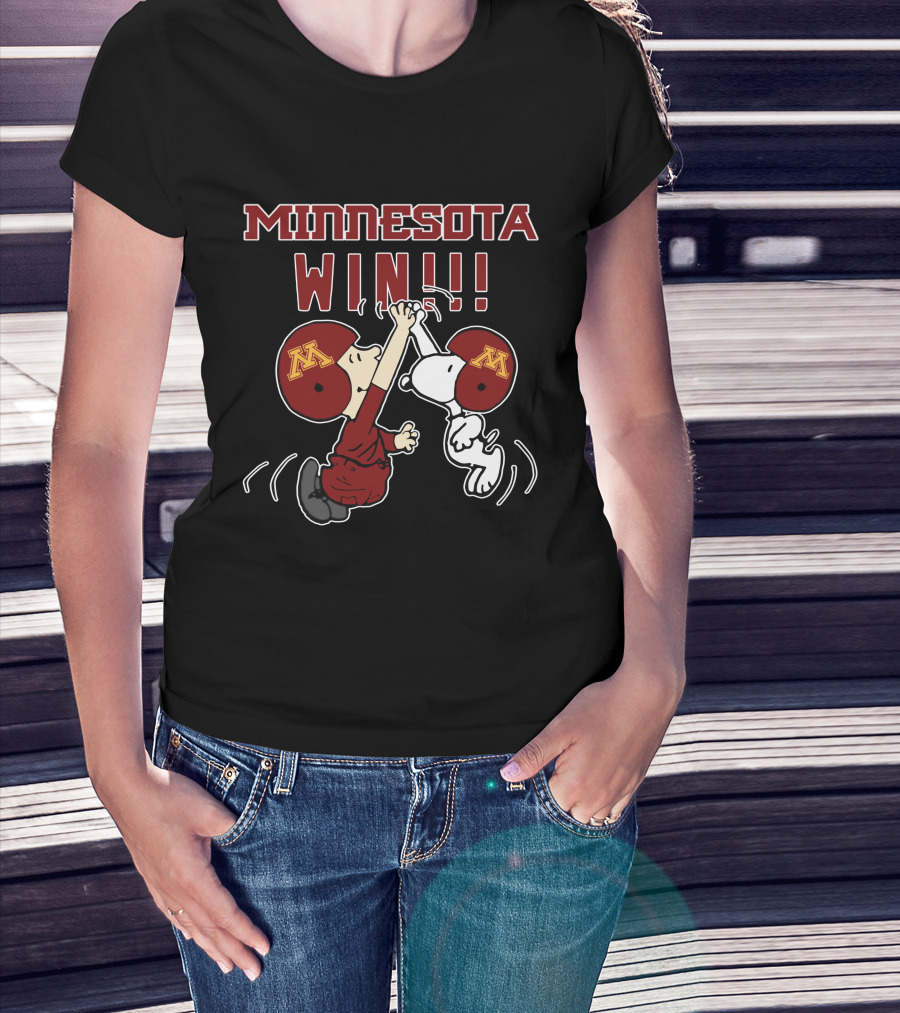 Minnesota Golden Gophers Win High Five Celebrations T-Shirt