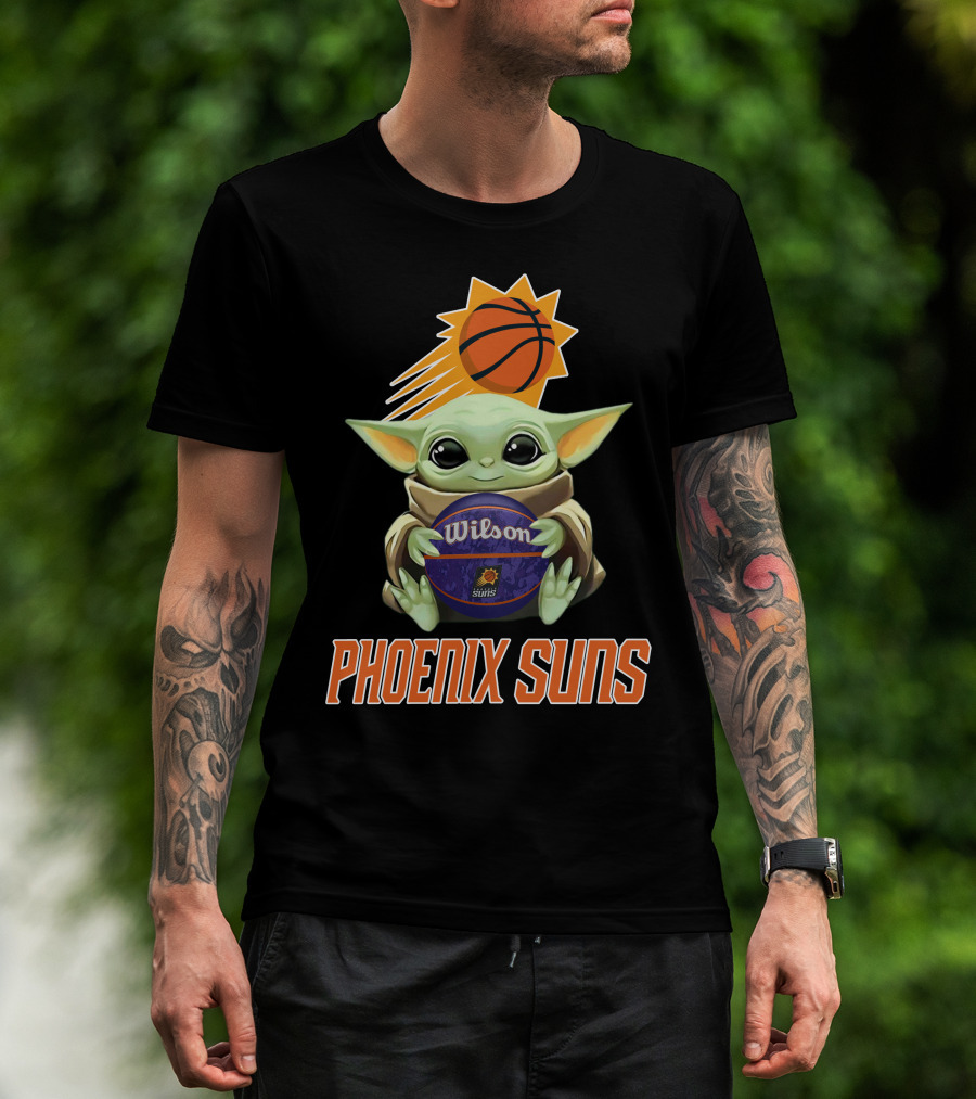 Phoenix Suns Baby Yoda Wilson Basketball T-Shirt