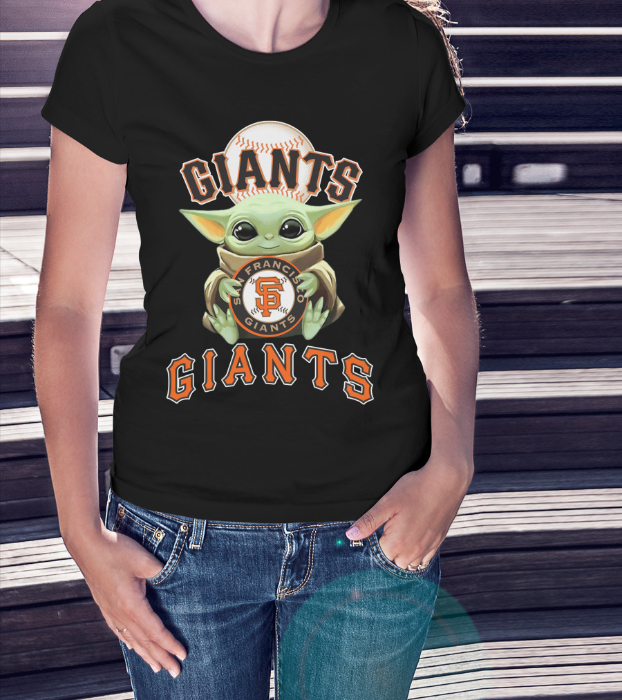 San Francisco Giants Baby Yoda Giants Baseball T-Shirt