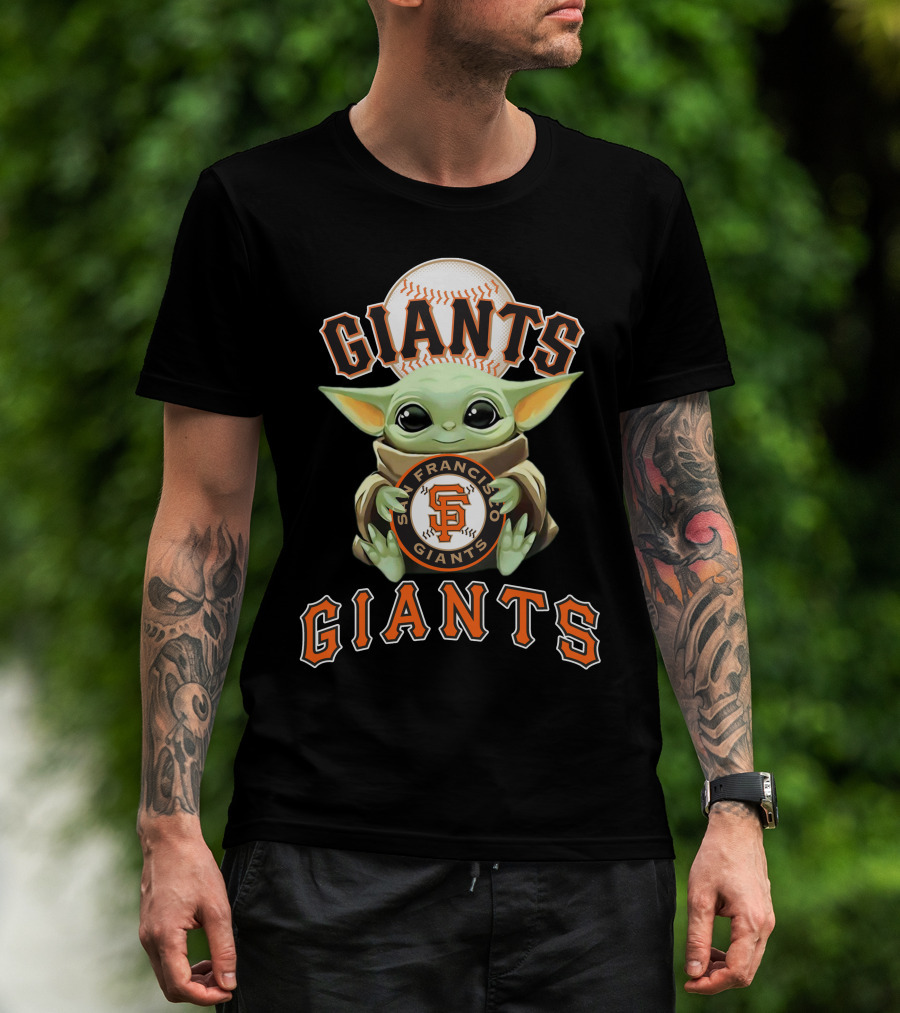 San Francisco Giants Baby Yoda Giants Baseball T-Shirt