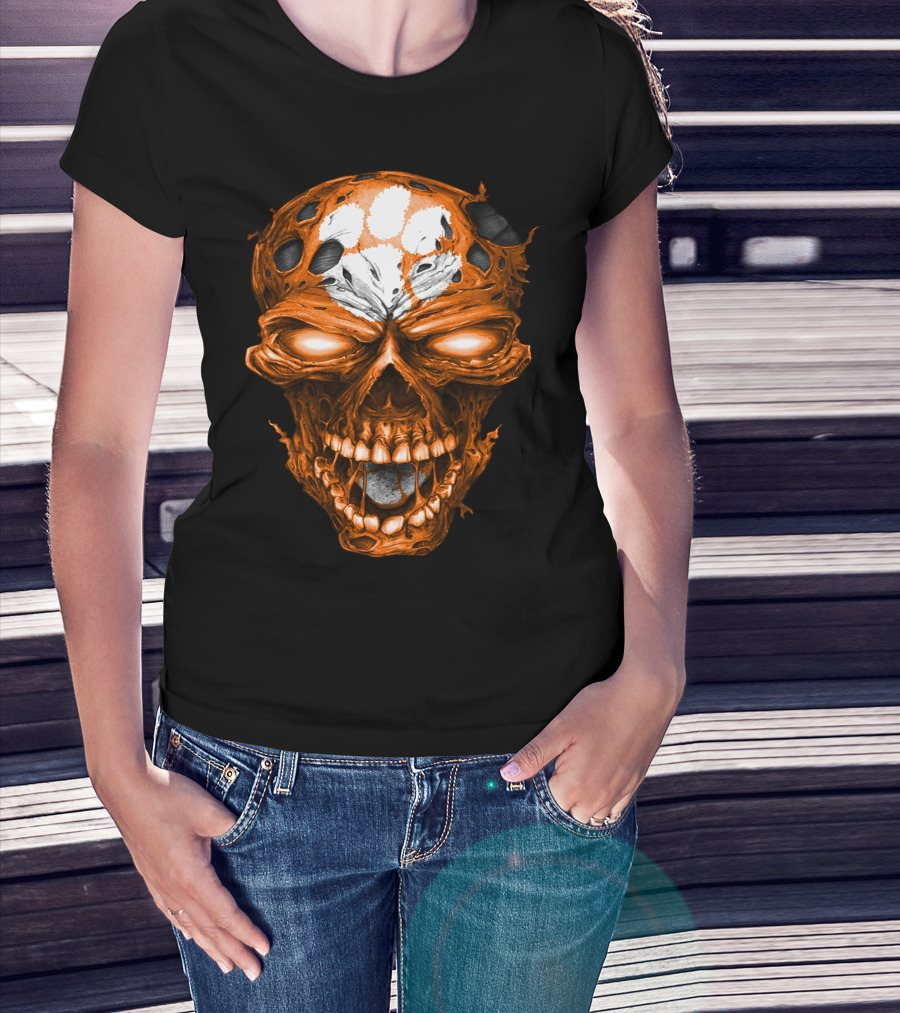 Clemson Tigers Skull Paws T-Shirt