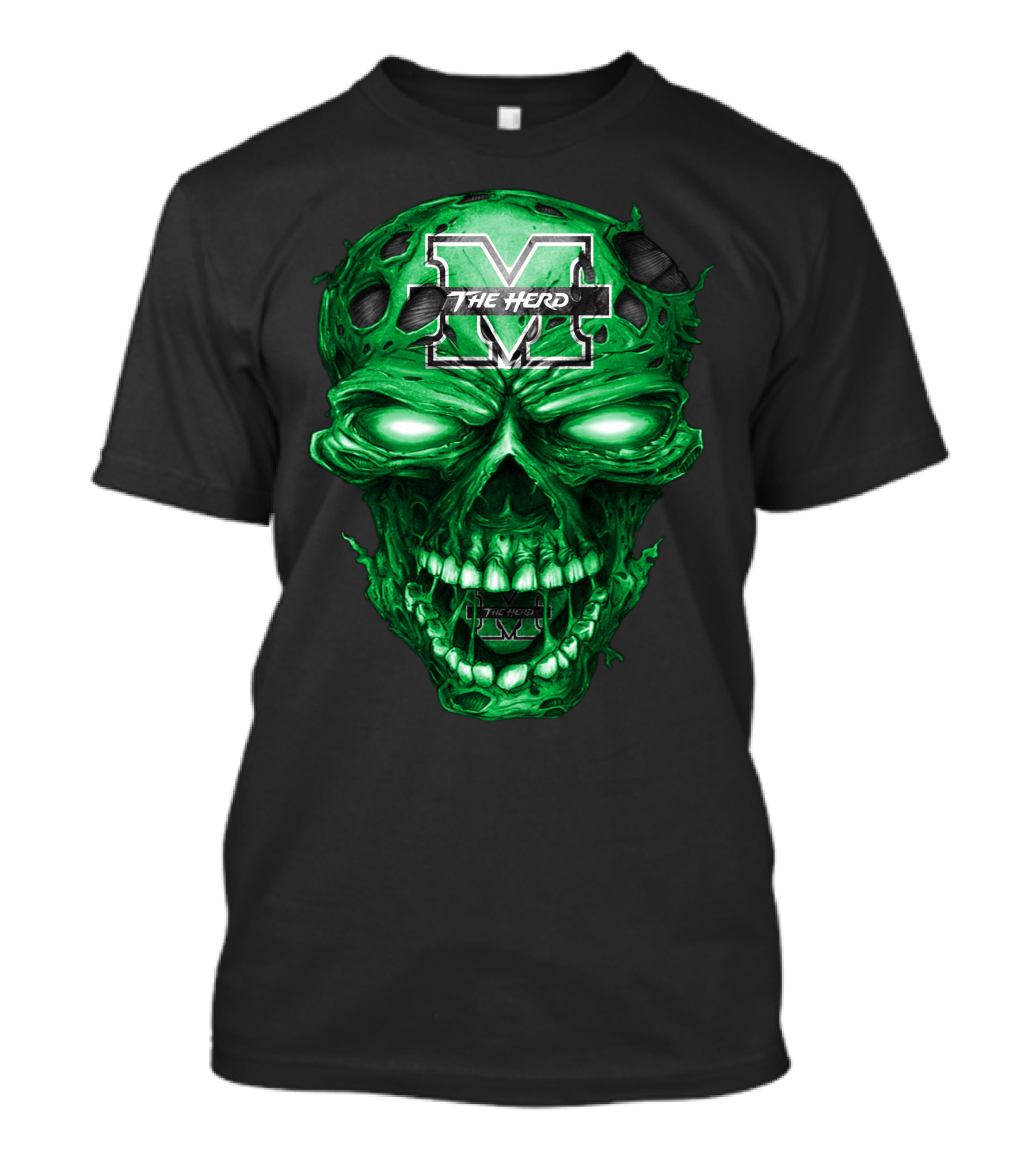 The Herd M Skull Marshall Thundering Herd T-Shirt