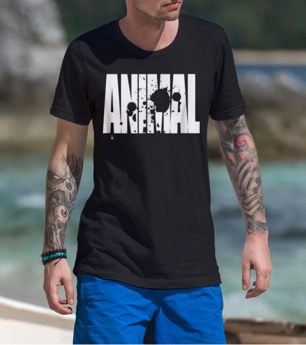 ANIMAL C965 Gym Rabbit Workout Bodyb T-Shirt