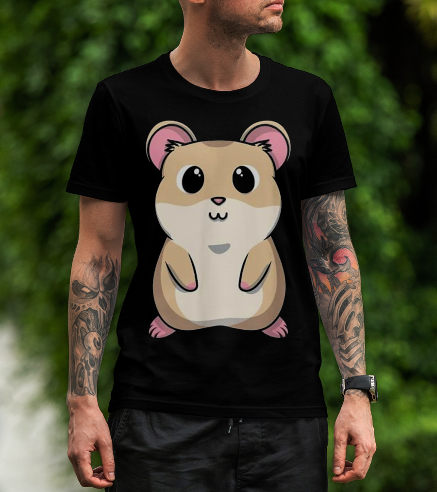 Baby Hamster Cute And Cuddly Rodent Pet Anim Kawaii T-Shirt