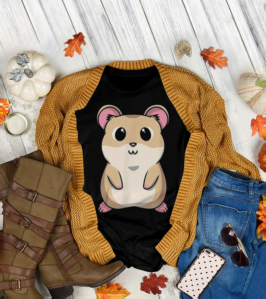 Baby Hamster Cute And Cuddly Rodent Pet Anim kawaii T-Shirt