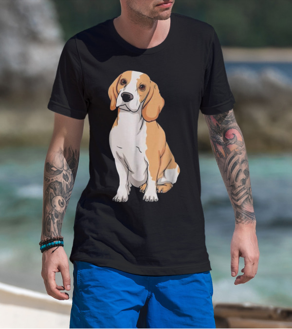 Beagle Funny For Cute Dog Lovers Cartoon T-Shirt