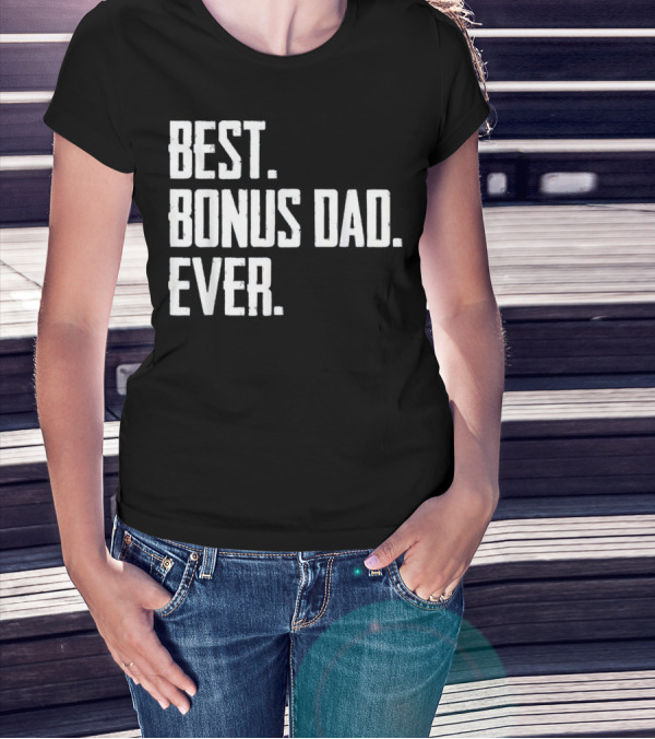 Best Bonus Dad Ever Funny Electrician T-Shirt