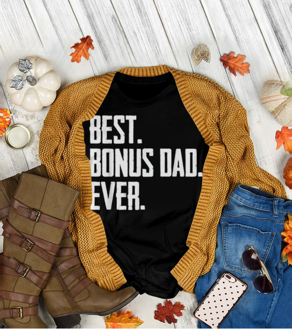 Best Bonus Dad Ever Funny Electrician T-Shirt