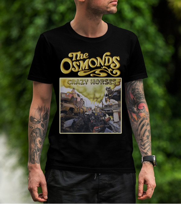 The Osmonds Crazy Horses Album Cover T-Shirt