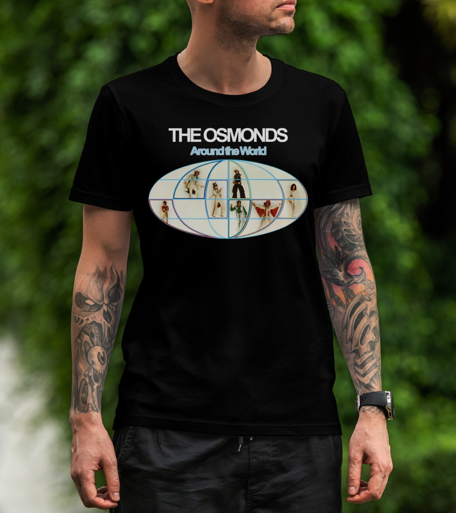 THE OSMONDS Around The World Live In Concert Tour T-Shirt