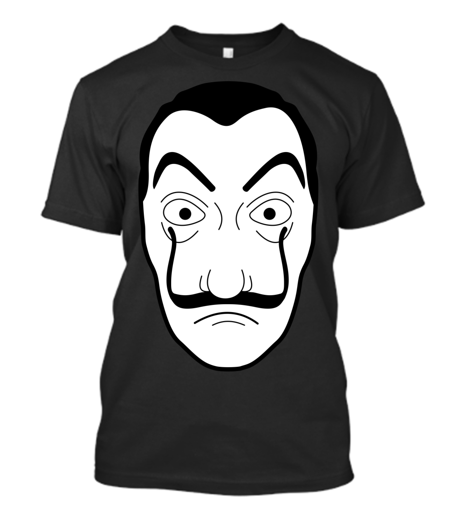 La Casa De Papel Salvador Dali Mask Iconic Heist T-Shirt