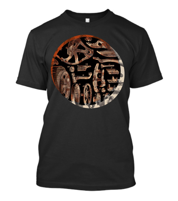 Antique Mechanical Gears And Components With Bits And Bobs T-Shirt