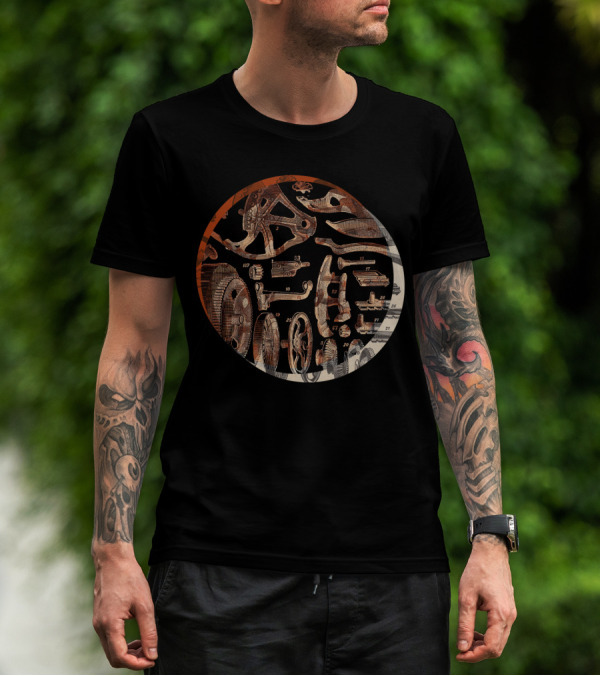 Antique Mechanical Gears And Components With Bits And Bobs T-Shirt