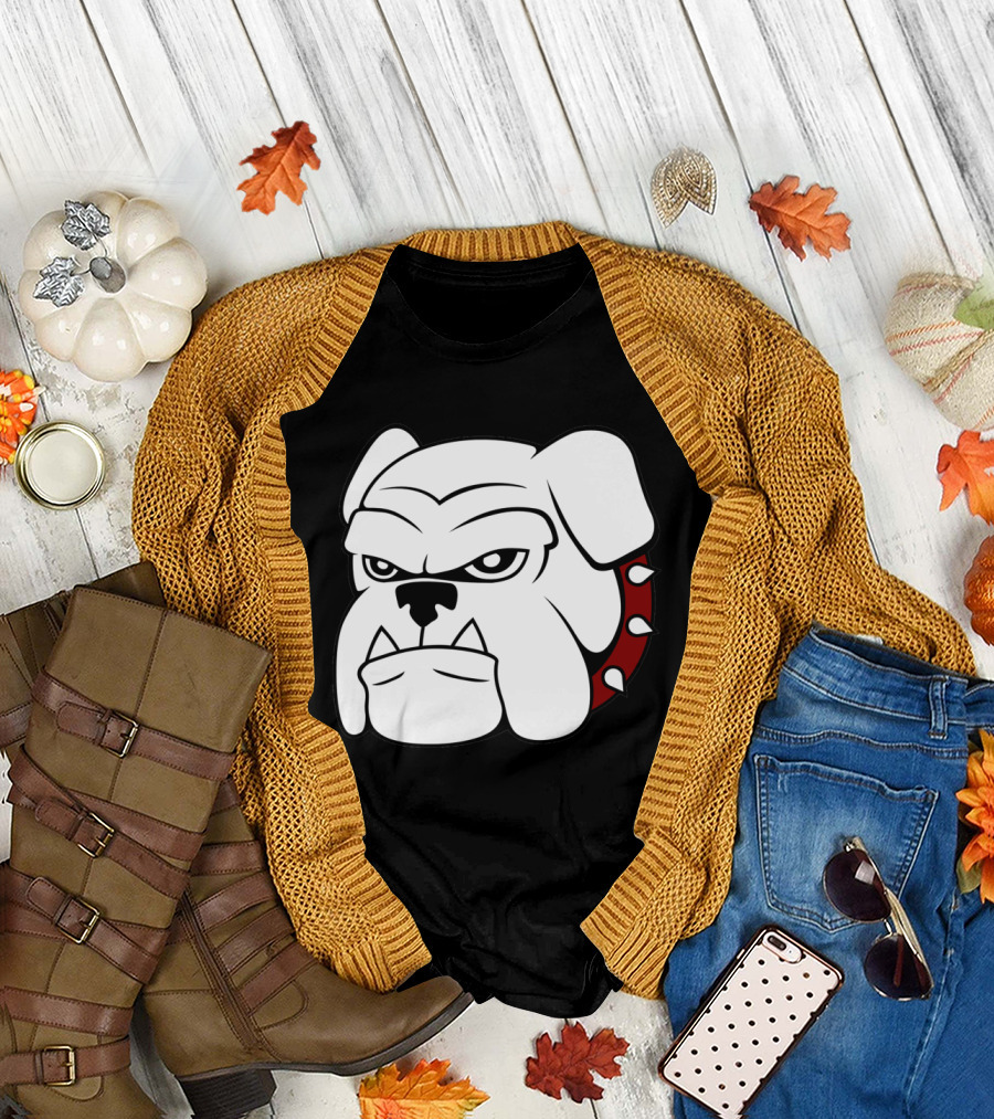 Fresno State Bulldogs Fierce Mascot Head T-Shirt