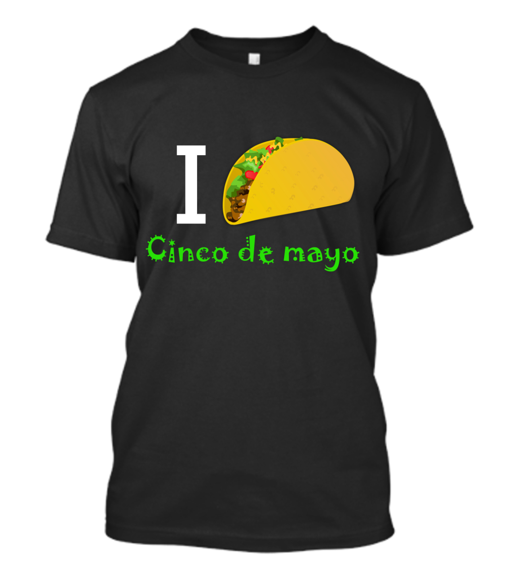 I Love Taco Cinco De Mayo T-Shirt