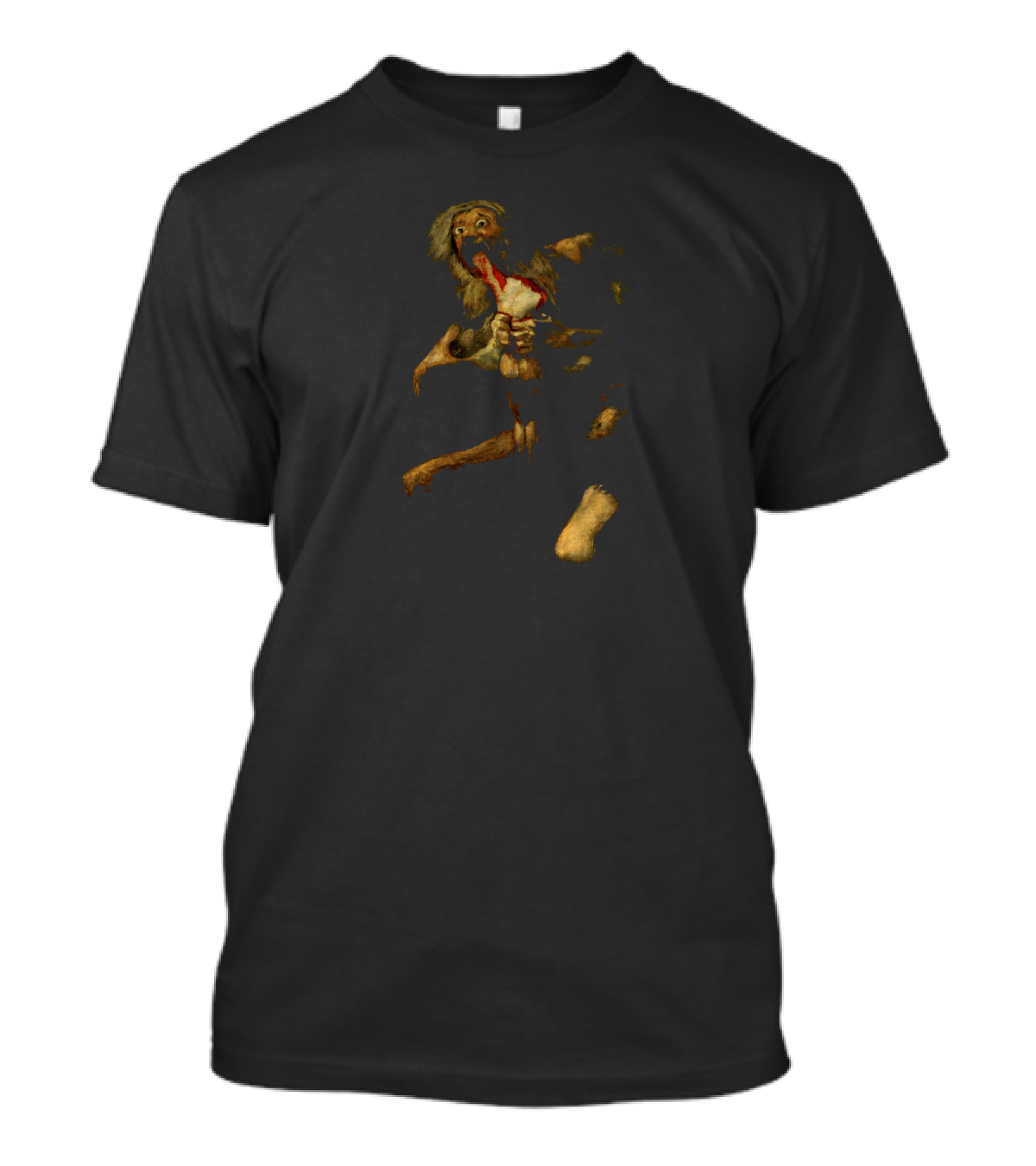 Saturn Devouring His Son Classic Painting Francisco Goya Art Lover Dark T-Shirt