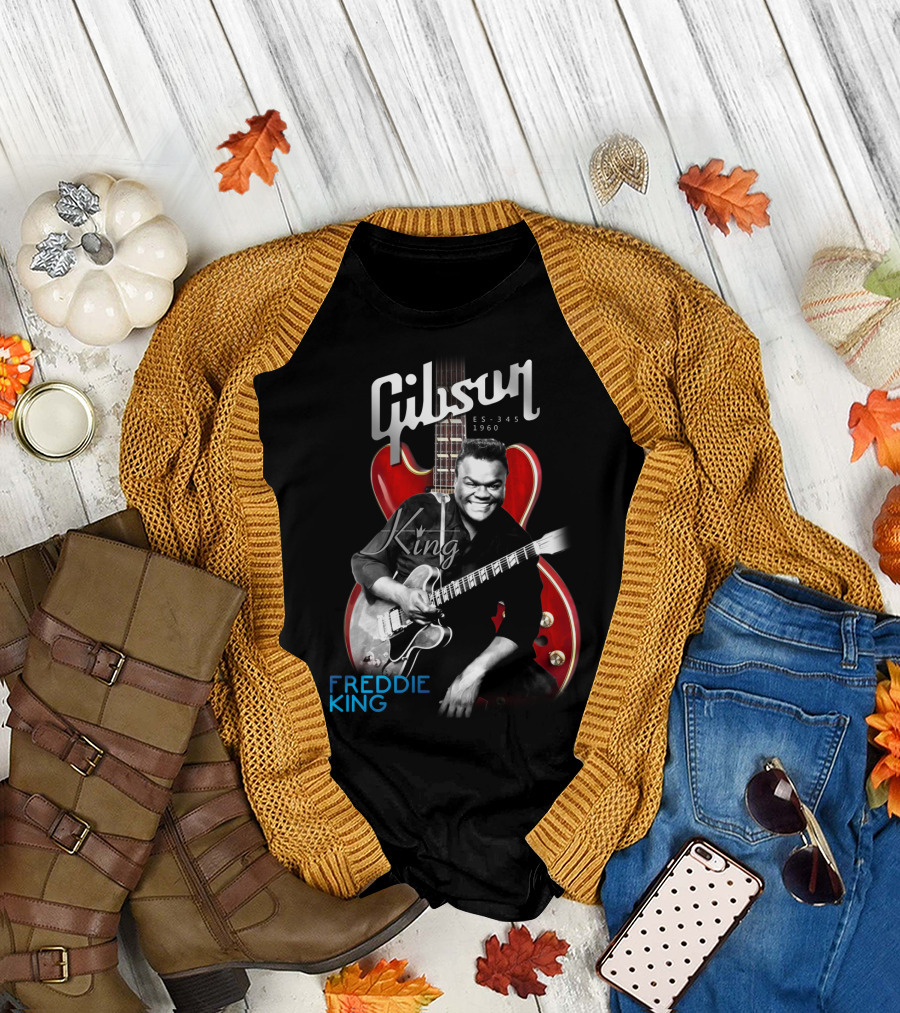 Gibson ES-345 1960 Freddie King Guitar T-Shirt
