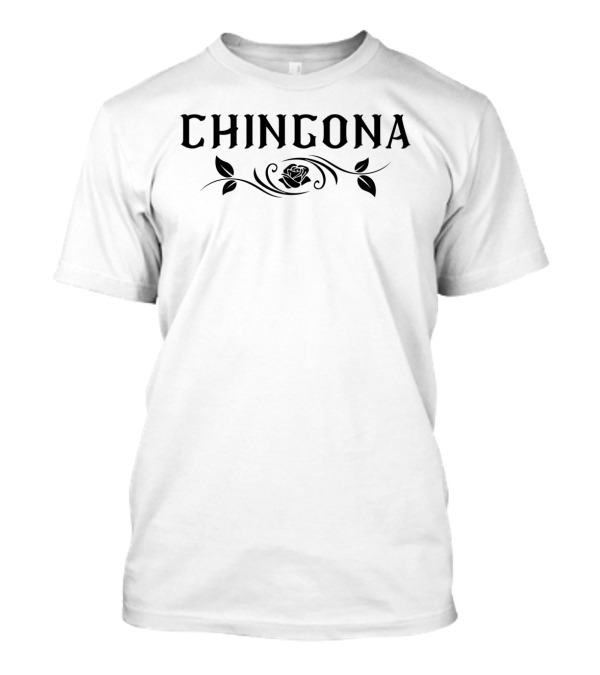 Chingona Rose Floral Elements T-Shirt