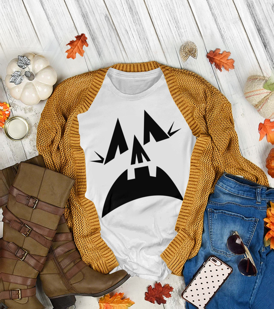 Halloween Scream Scary Pumpkin Face T-Shirt
