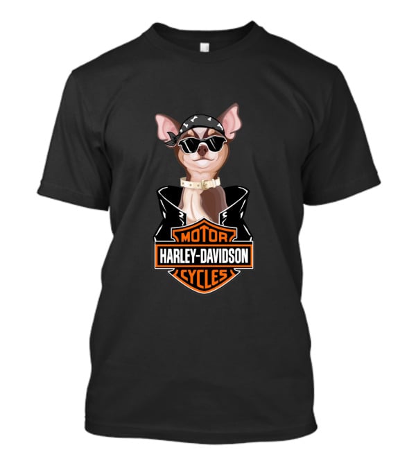 Chihuahuas Motorcycles Harley Davidson Cycles T-Shirt