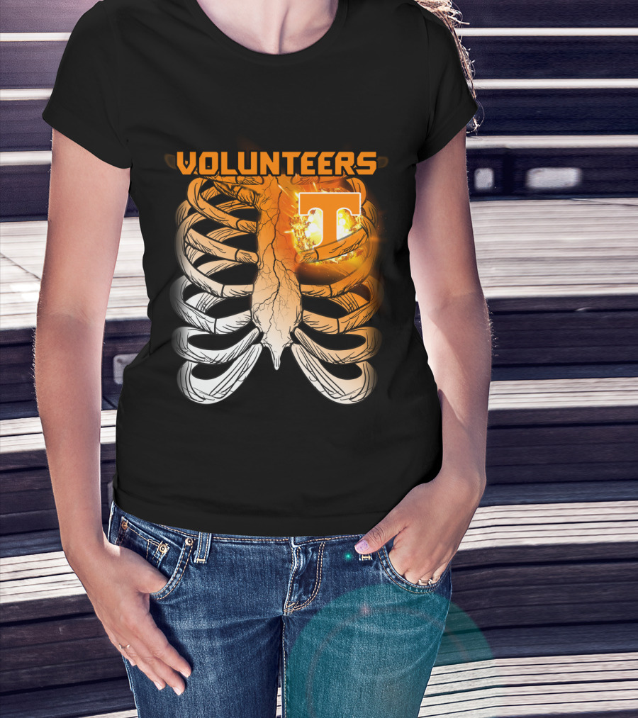 Volunteers Tennessee T Logo Ribcage T-Shirt