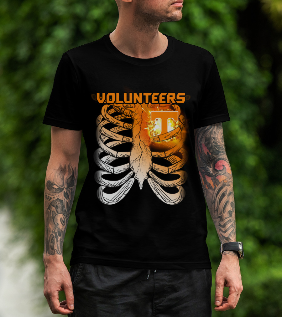 Volunteers Tennessee T Logo Ribcage T-Shirt